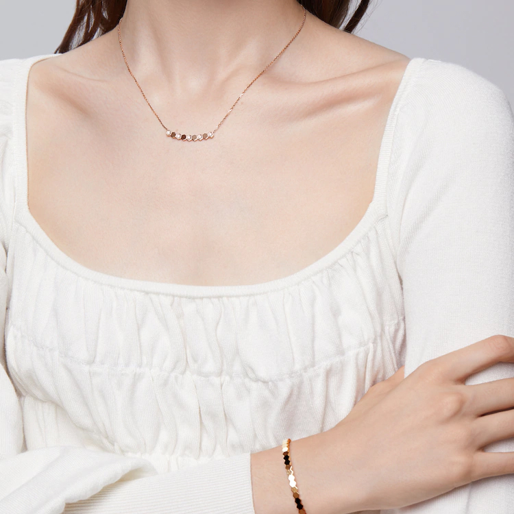 Shop (W) Chaumet Bee My Love 18K玫瑰金女性項鍊吊墜 83983