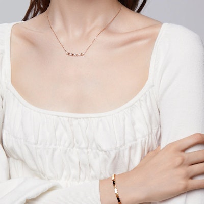 (W) Chaumet Bee My Love 18K玫瑰金女性項鍊吊墜 83983 Shop (W) Chaumet Bee My Love 18K玫瑰金女性項鍊吊墜 83983