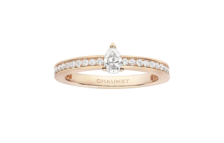 (Women) Chaumet Crowned Love Floral Diamond Ring in Gold for Women. 084724