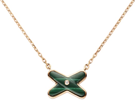 (W) Kalung Wanita Chaumet Jeux de Liens Emas Rose 18K Berlian Malachite. 83969 Buy (W) Kalung Wanita Chaumet Jeux de Liens Emas Rose 18K Berlian Malachite. 83969