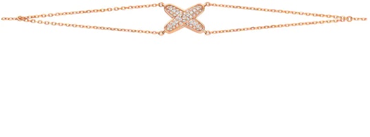 (Women) Chaumet Jeux de Liens 18K Rose Gold Diamond Bracelet for Women 083222 (Women) Chaumet Jeux de Liens 18K Rose Gold Diamond Bracelet for Women 083222