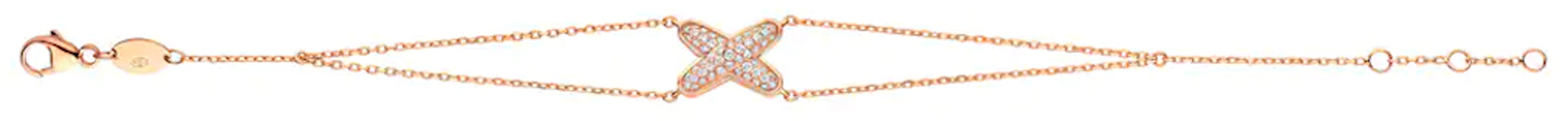 (W) Chaumet Jeux de Liens 18K玫瑰金鑽石女士手鍊 83222 Lookbook (W) Chaumet Jeux de Liens 18K玫瑰金鑽石女士手鍊 83222