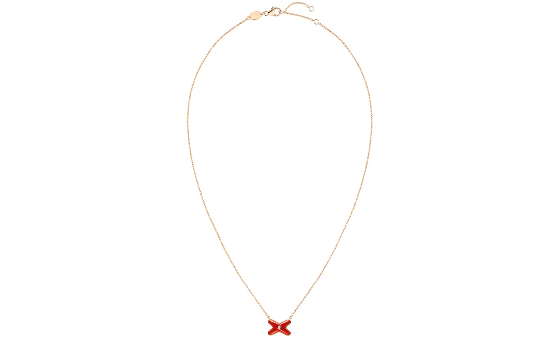 Lookbook (W) 尚美巴黎Jeux De Liens红玉髓钻石吊坠女士项链 85108