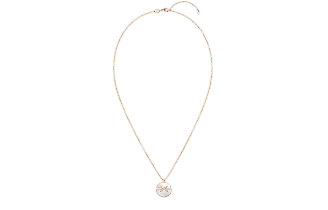 Lookbook (W) Kalung Liontin Chaumet Jeux De Liens Harmony 18K Rose Gold Mutiara. 84494