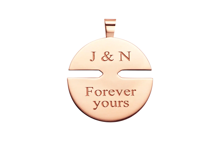 Shop (W) Kalung Liontin Chaumet Jeux De Liens Harmony 18K Rose Gold Mutiara. 84494