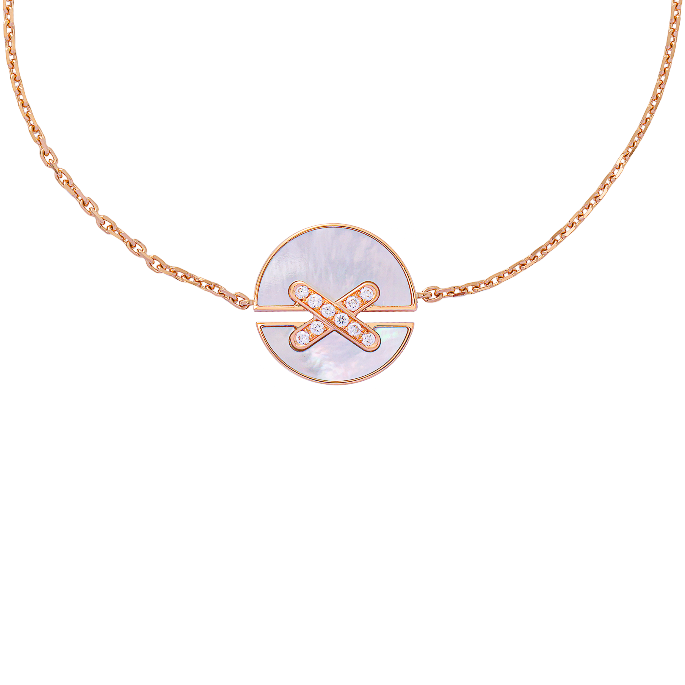 Lookbook (W) Pulsera Chaumet Jeux de Liens Harmony Oro Rosa 18K Nácar para Mujer. 84231