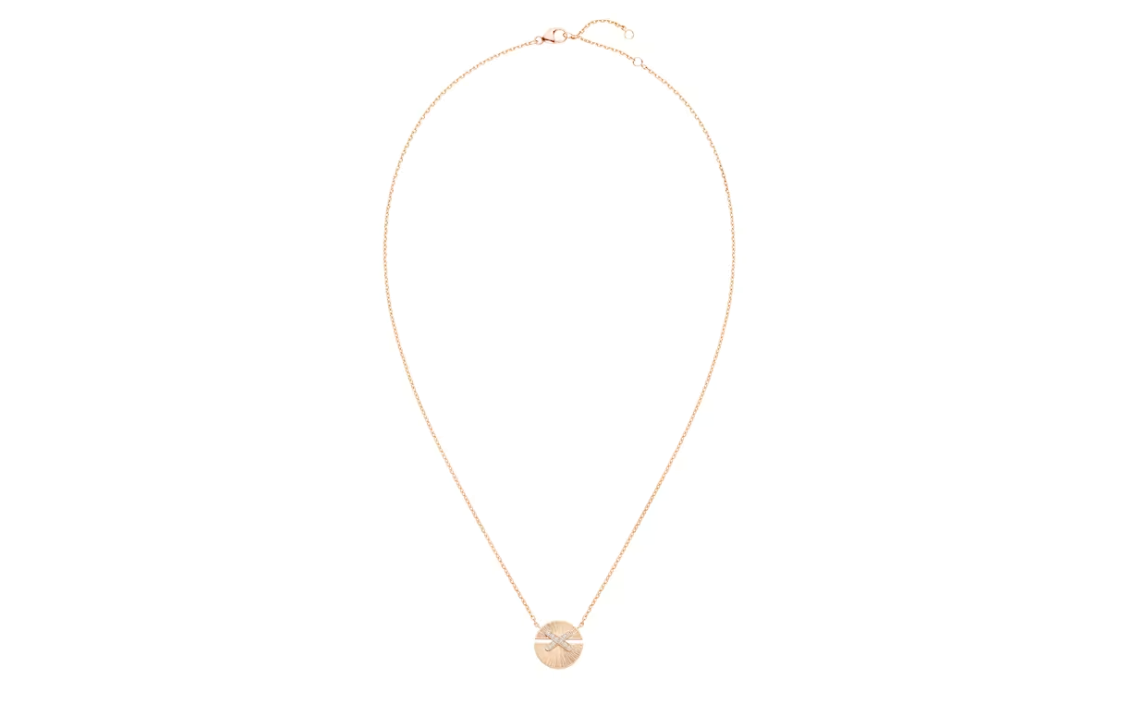 Lookbook (W) Kalung Wanita Chaumet Jeux de Liens Harmony Rose Gold Diamond. 85434