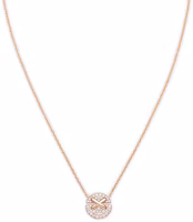 Order (W) CHAUMET Jeux De Liens Harmony 小型鑽石吊墜金色項鍊 女款 84221