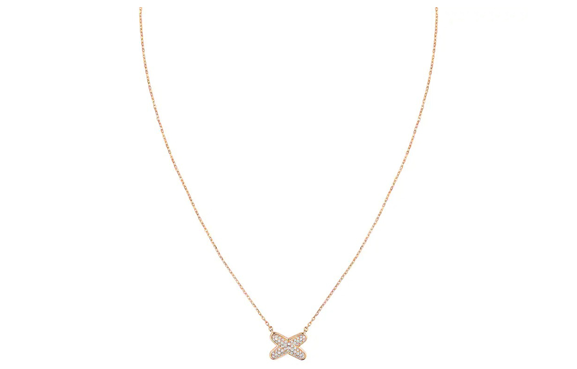 Order (W) 쇼메 정 드 리앙 펜던트 18K 로즈 골드 여성용 목걸이. 83221