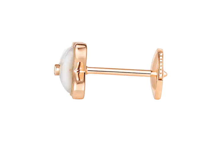 (Women) Chaumet Jeux de Liens Rose Gold Diamond Mother-of-Pearl  Earring Stud 083469 圖 3
