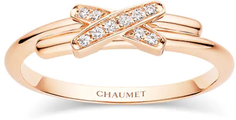 (W) ショーメ ジュー ドゥ リアン スモール ローズゴールド ダイヤモンド リング レディース 82218 Lookbook (W) ショーメ ジュー ドゥ リアン スモール ローズゴールド ダイヤモンド リング レディース 82218