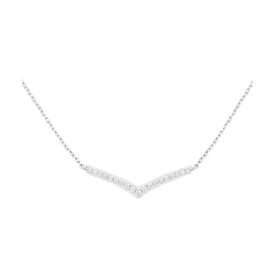 (Women) Chaumet Joséphine Aigrette Platinum Diamond Necklace 18K White Gold 084965