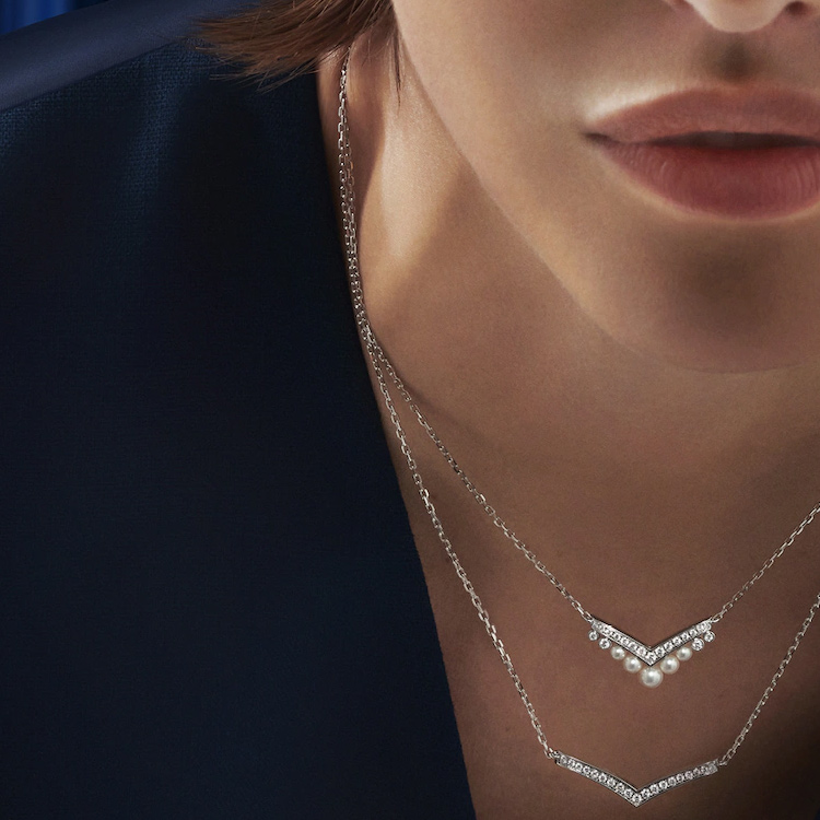 Shop (W) Kalung Chaumet Joséphine Aigrette Platinum Berlian Emas Putih 18K 84965