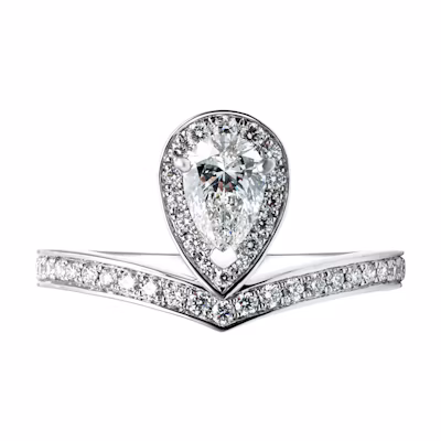 (Women) Chaumet Joséphine Aigrette Single Diamond Elegant Ring. J84092
