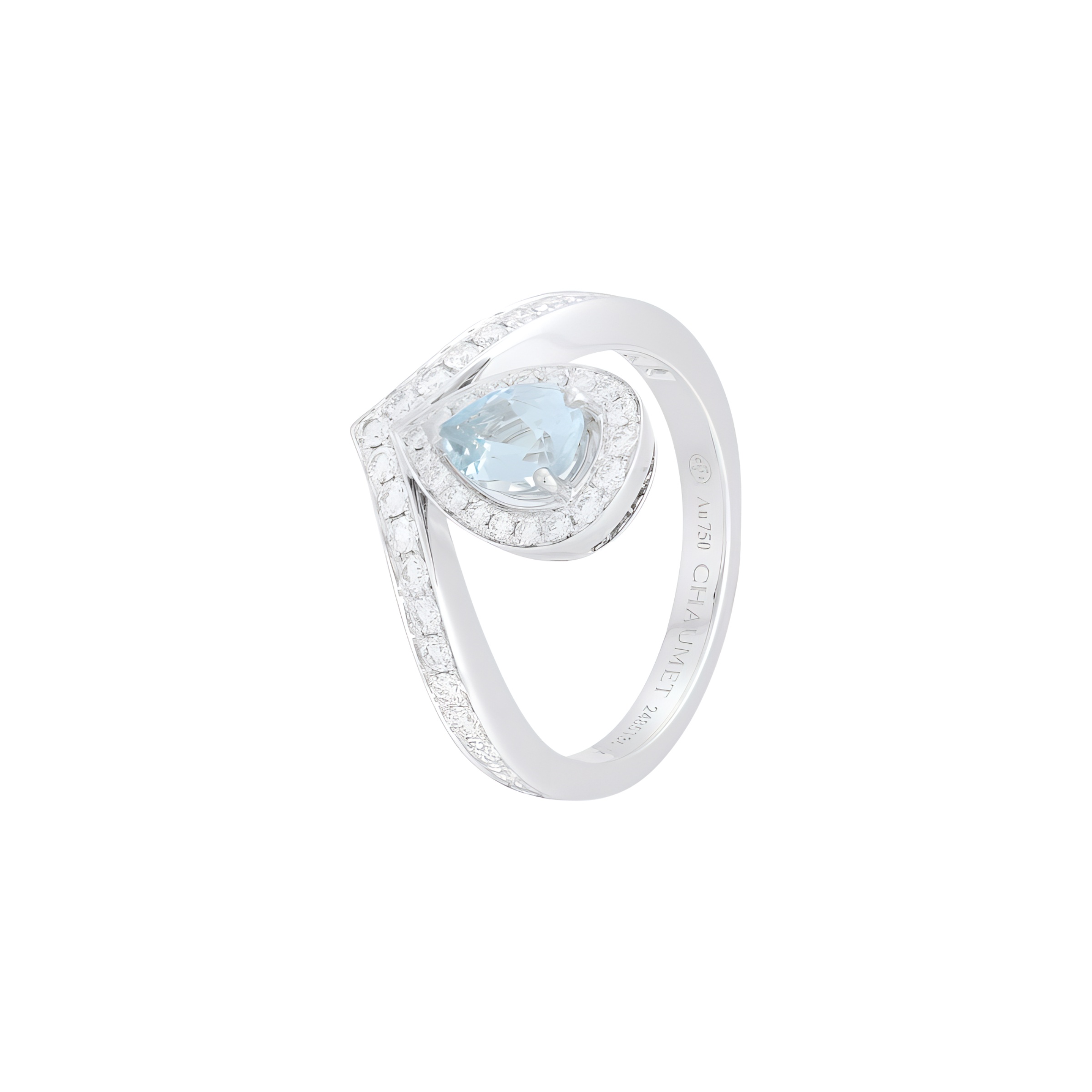 (Women) Chaumet Joséphine Platinum Full Diamond Women’s Ring in White Gold. 083297