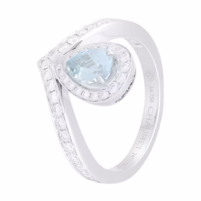 (Women) Chaumet Joséphine Platinum Full Diamond Women’s Ring in White Gold. 083297