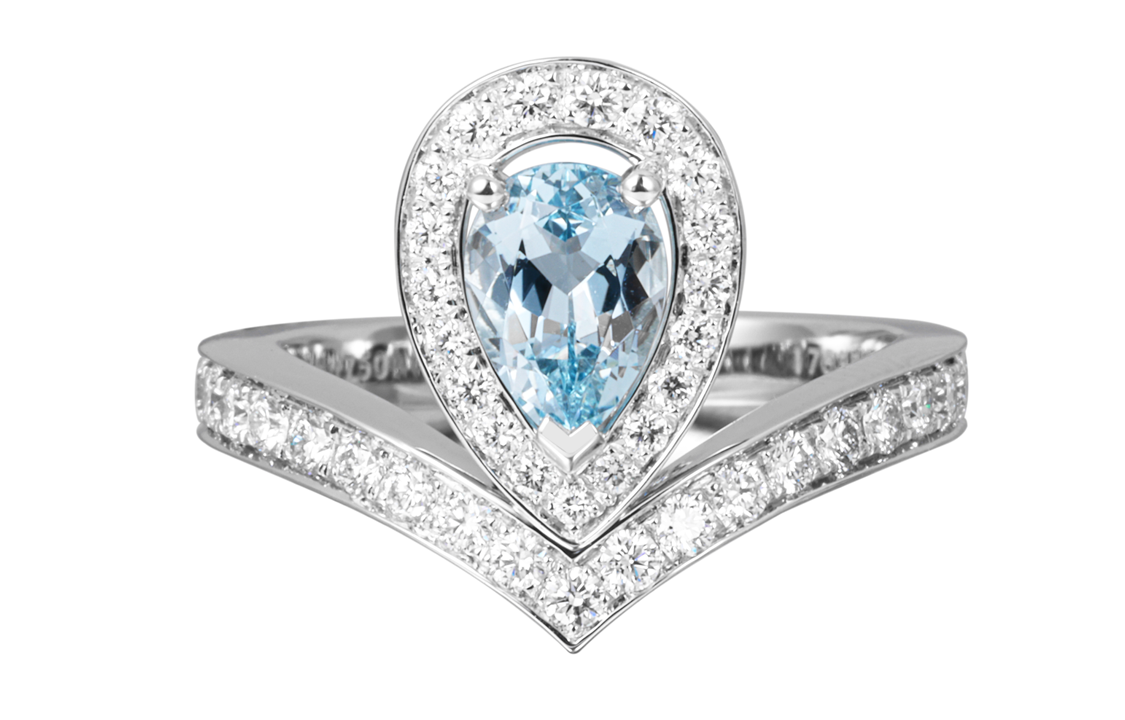 Order (W) Anillo de Mujer Chaumet Joséphine Platino y Oro Blanco con Diamantes. 83297