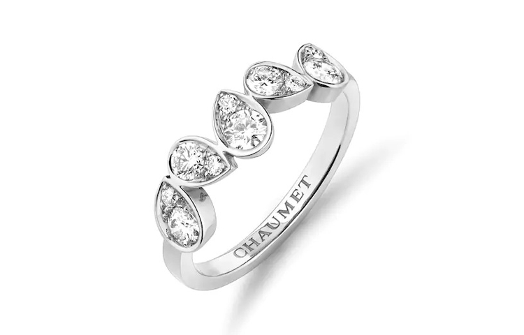 Order (W) Anillo de Oro Blanco 18K con Diamantes para Mujer Chaumet Joséphine. 83668