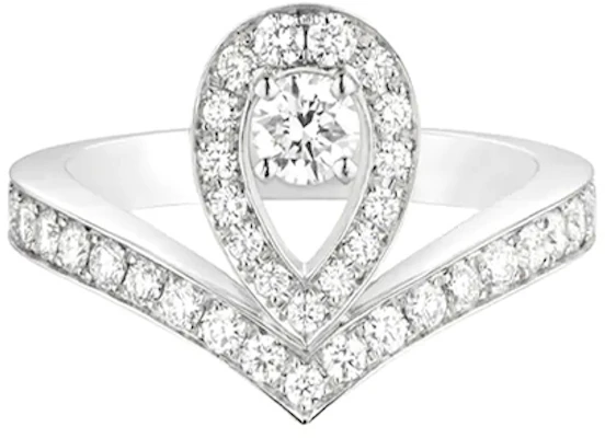 (W) Anillo Chaumet Josephine Oro Blanco 18k Diamantes Diseño Lágrima Mujer. 83510 Order (W) Anillo Chaumet Josephine Oro Blanco 18k Diamantes Diseño Lágrima Mujer. 83510