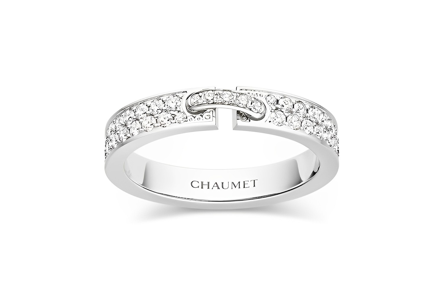 Order (W) Cincin Wanita Chaumet Liens 18K Emas Putih - Perhiasan Modis & Stylish. 81760