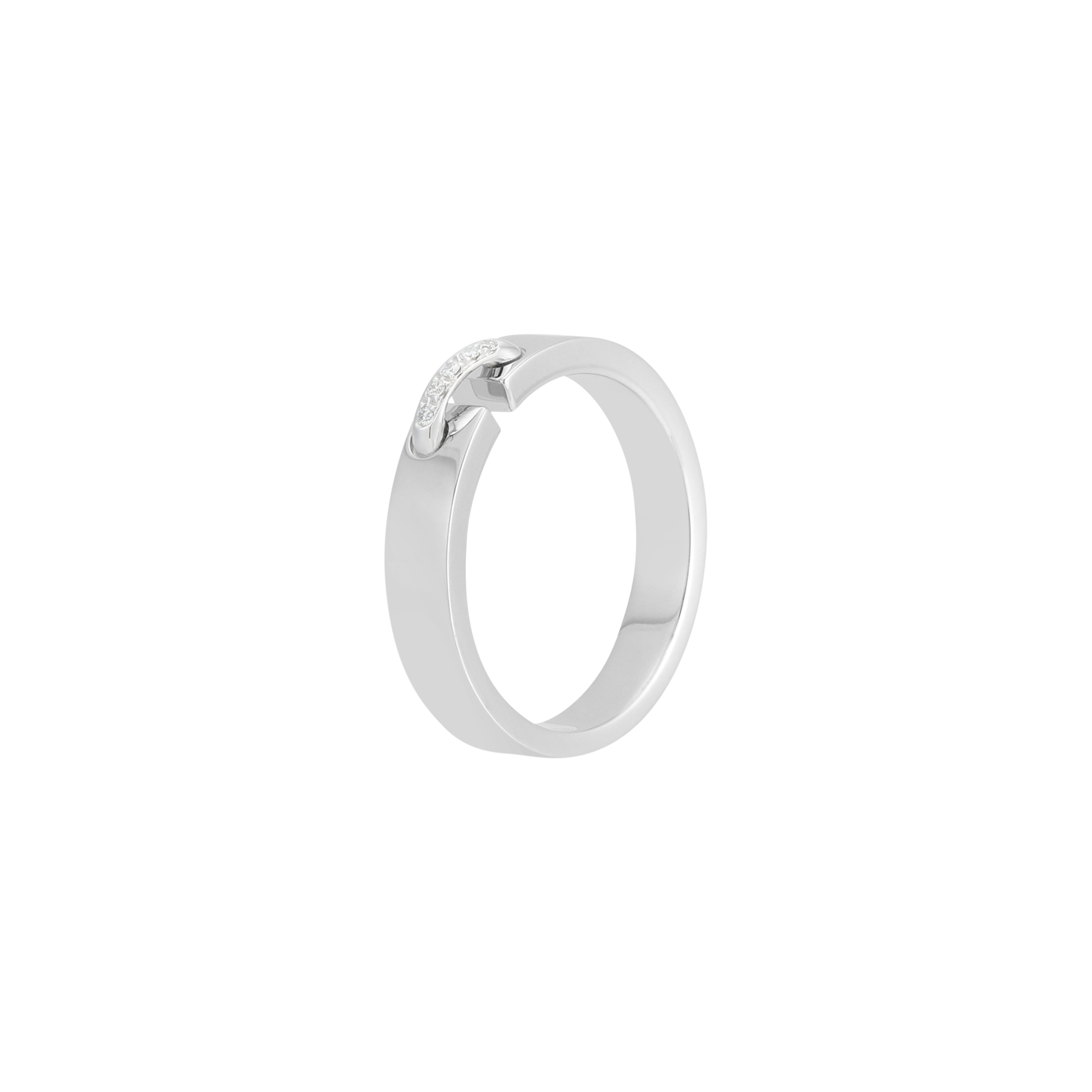 (Women) Chaumet Liens Évidence "Lifetime Bond" 18K White Gold Ring for Women. 080315