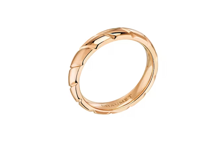 Order (W) Cincin Wanita Chaumet Liens d''Amour Emas 18K Rose. 82901