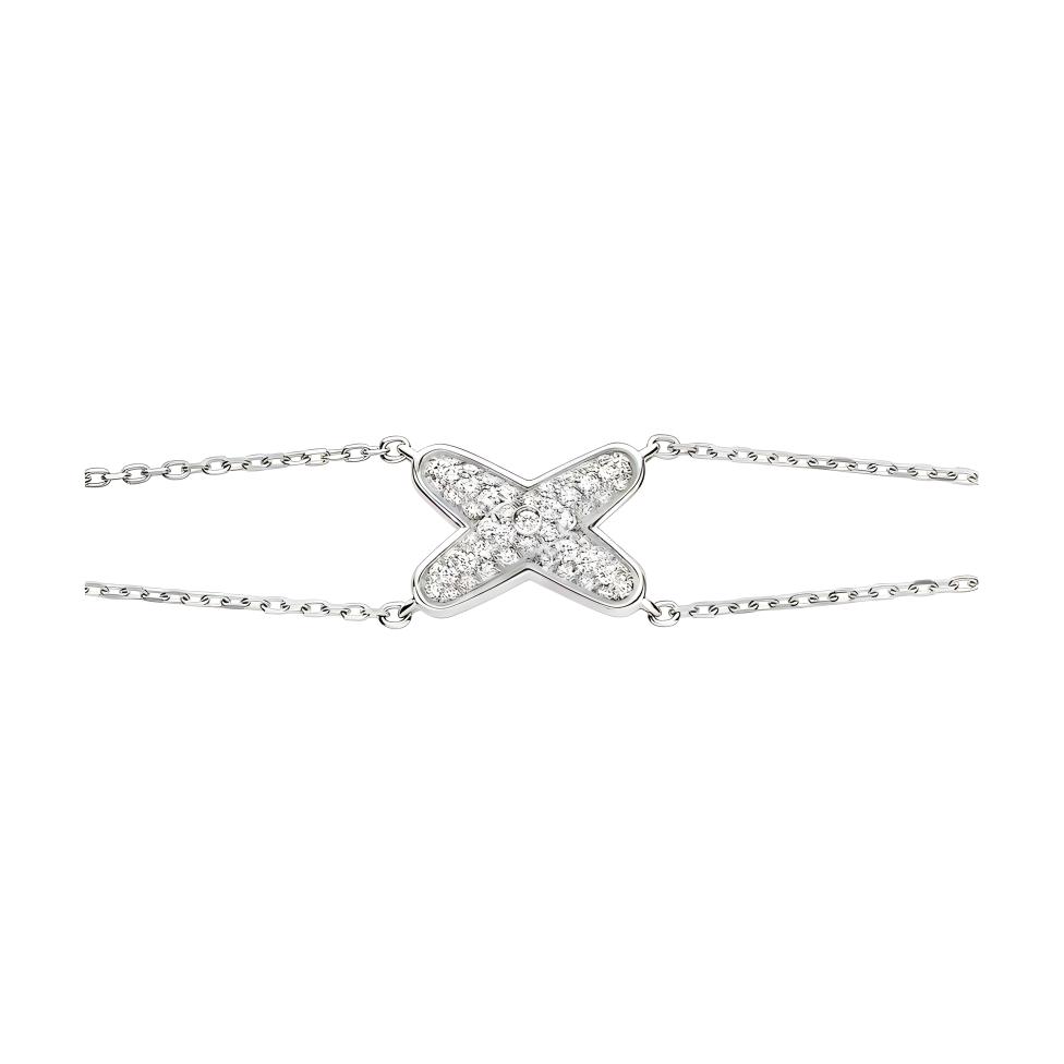 (Women) Chaumet Liens Fashion 18K White Gold Bracelet for Women. 083220