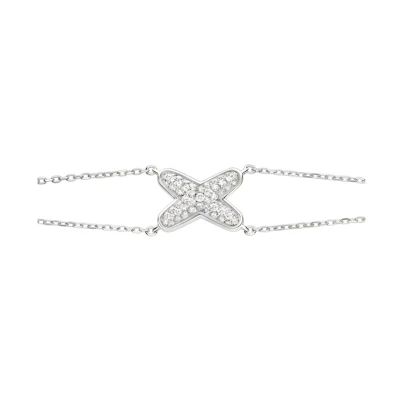 (Women) Chaumet Liens Fashion 18K White Gold Bracelet for Women. 083220