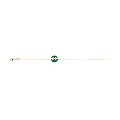 (Women) Chaumet Liens Harmony Malachite Bracelet 18K Gold for Women 084997