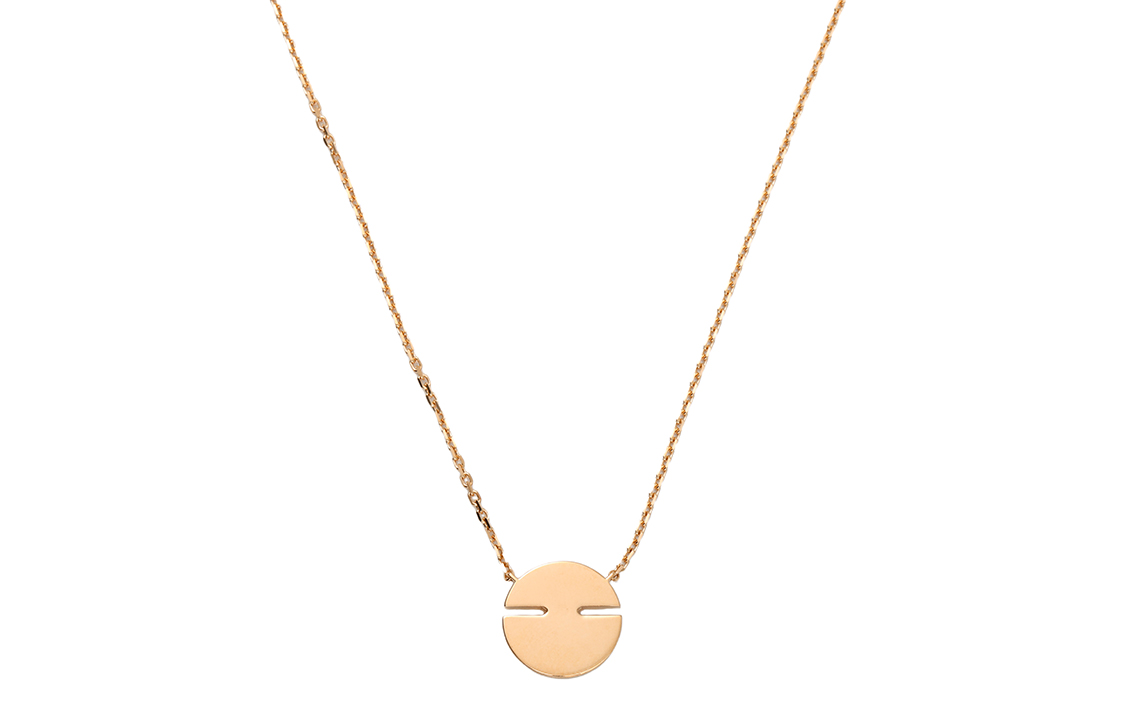 Purchase (W) Kalung Chaumet LIENS MOP Emas Rose 18K Wanita - Ukuran Kecil 84220