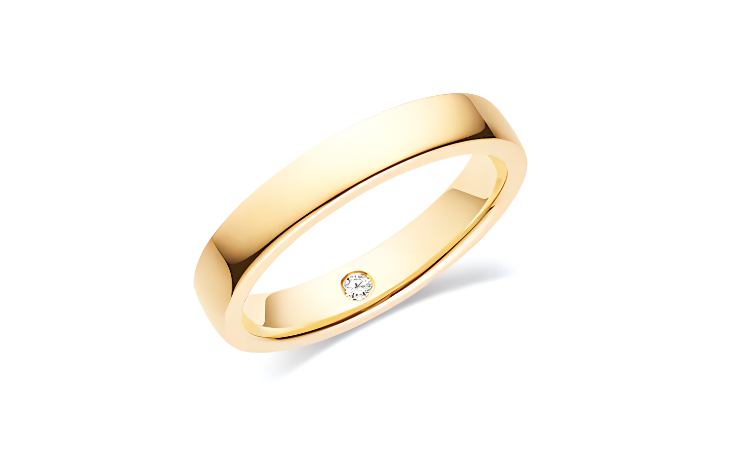 (Women) Chaumet Paris Diamond Gold Ring for Women in Solid Design 080301