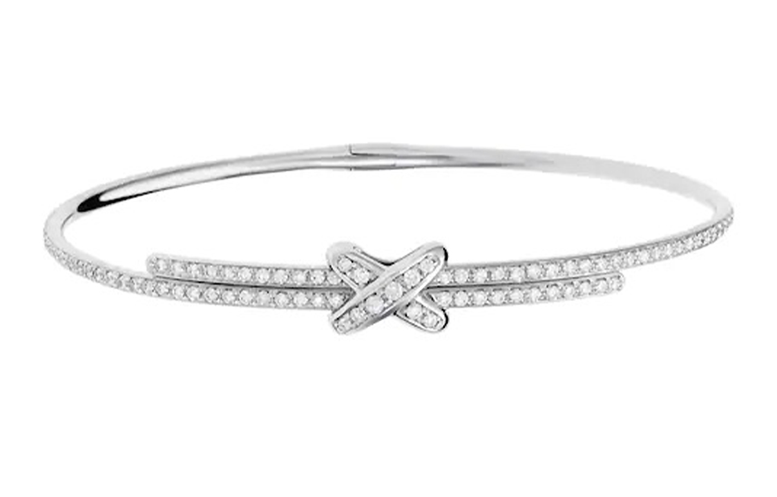 Order (W) Chaumet Paris Joy白金全鑽18K白金手鍊銀色 0 81798