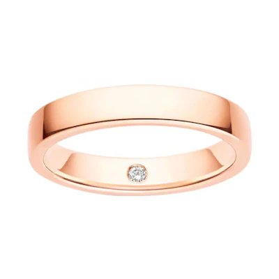 (Women) Chaumet Paris Les Éternelles Diamond 18K Gold Ring for Women Elegant Design. 082556