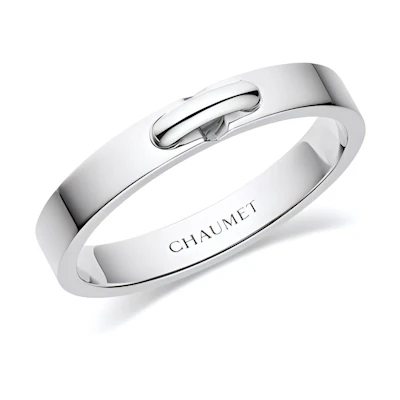 (Women) Chaumet Paris LIENS ÉVIDENCE Platinum Ring for Women - Silver 081684