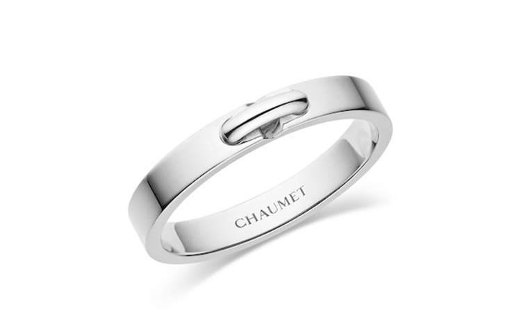 Order (W) Chaumet Paris LIENS ÉVIDENCE 鉑金女士戒指 - 銀色 0 81684