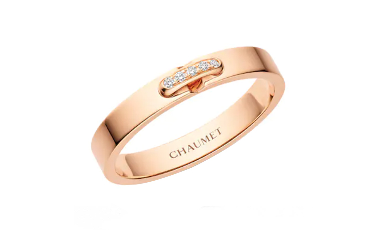 Order (W) ショーメ パリ リアン エビデンス 18K ローズゴールド ダイヤモンド リング レディース 82560