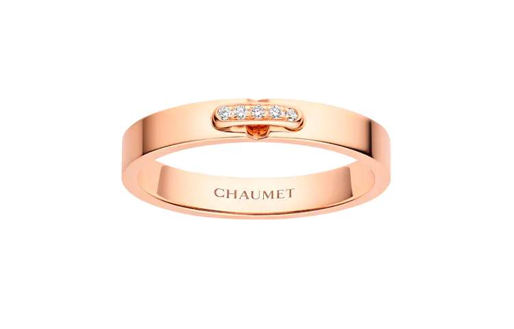 Lookbook (W) ショーメ パリ リアン エビデンス 18K ローズゴールド ダイヤモンド リング レディース 82560