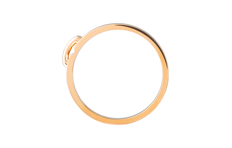 Details for (W) ショーメ パリ リアン エビデンス 18K ローズゴールド ダイヤモンド リング レディース 82560