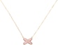 Order (W) Kalung Liontin Chaumet Paris Liens Opal Berlian Emas Rose 18K untuk Wanita Pink. 82996