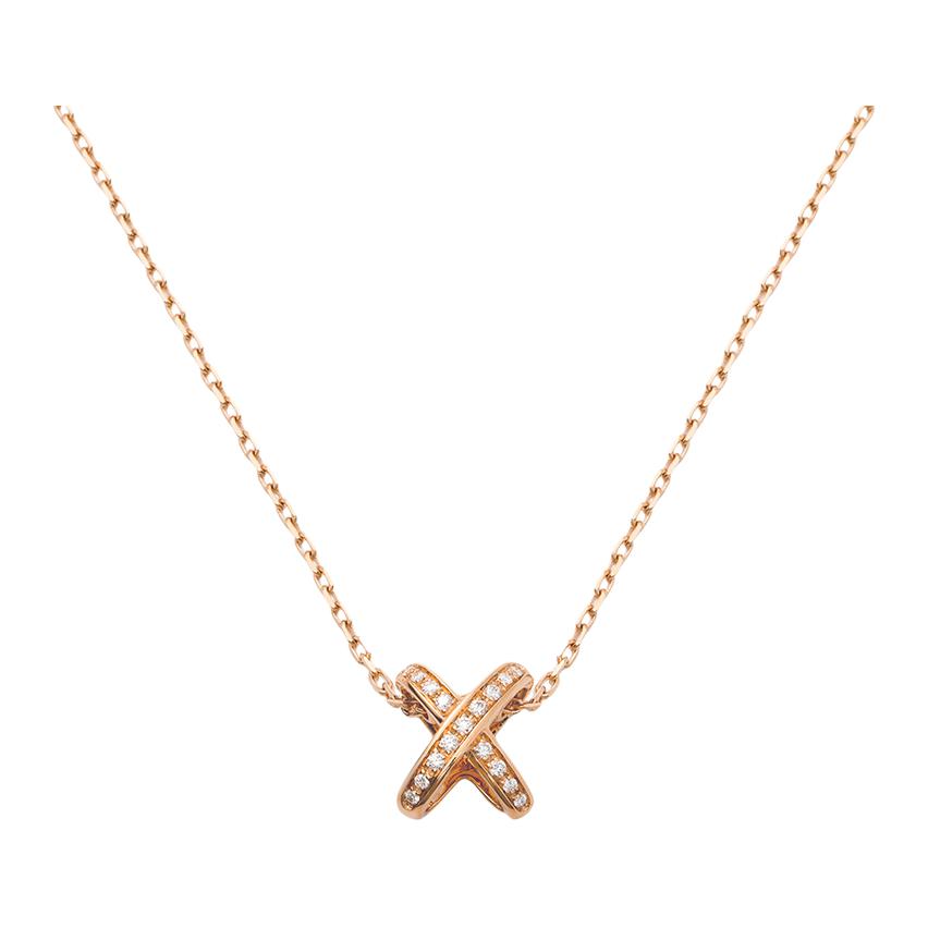 (Women) Chaumet Paris LIENS Rose Gold  Necklace 082216