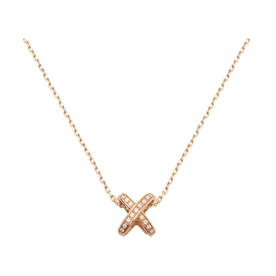 (Women) Chaumet Paris LIENS Rose Gold Necklace 082216