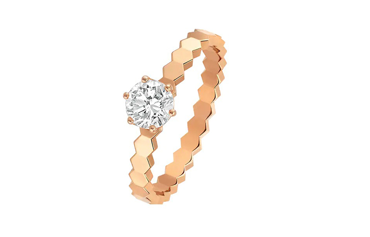 (Women) Chaumet Paris LOVE Nest 18K Rose Gold Diamond Ring for Women J4NG00 圖 2