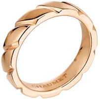 (Women) Chaumet Paris TORSADE Ring 18K Rose Gold Fashion Jewelry. 082501 (Women) Chaumet Paris TORSADE Ring 18K Rose Gold Fashion Jewelry. 082501