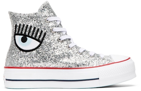 (W) Chiara Ferragni x Converse Chuck Taylor All Star 'Lift Silver' Perak 563828C Buy (W) Chiara Ferragni x Converse Chuck Taylor All Star 'Lift Silver' Perak 563828C