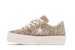 (W) Chiara Ferragni x Converse One Star Platform Ox 'Gold Glacier Blue' Emas Biru Glasiar. 562026C