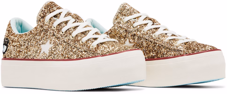 (Women) Chiara Ferragni x Converse One Star Platform Ox 'Gold Glacier Blue' 562026C Cheap (Women) Chiara Ferragni x Converse One Star Platform Ox 'Gold Glacier Blue' 562026C