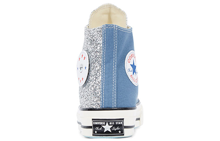 Shop (W) Chiara x Converse Chuck 70 High 'Perak Glitter Biru' 563829C