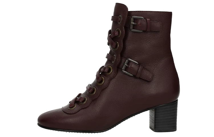 (Women) Chloé Ankle Boot 'Burgundy Leather' CH291815B327C9-309