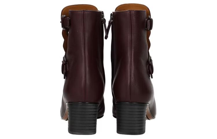 Purchase (Women) Chloé Ankle Boot 'Burgundy Leather' CH291815B327C9-309
