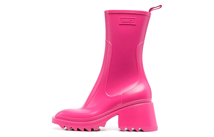 (W) Chloé Ankle Boot 'Fashionable Casual Pink'